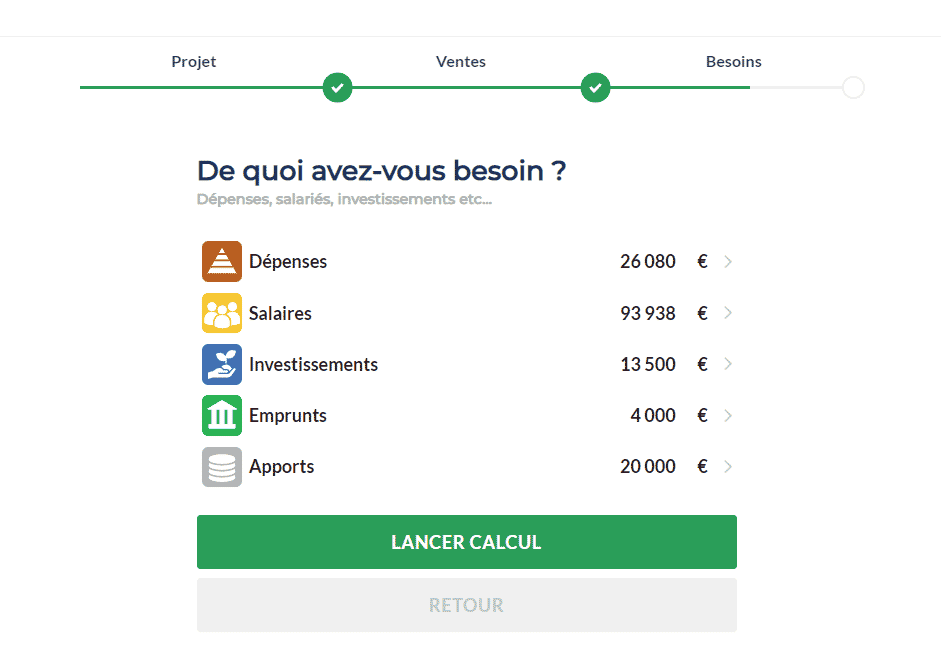 Simulateur <br> de rentabilité